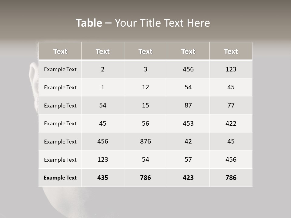 Closeup Relax Good PowerPoint Template
