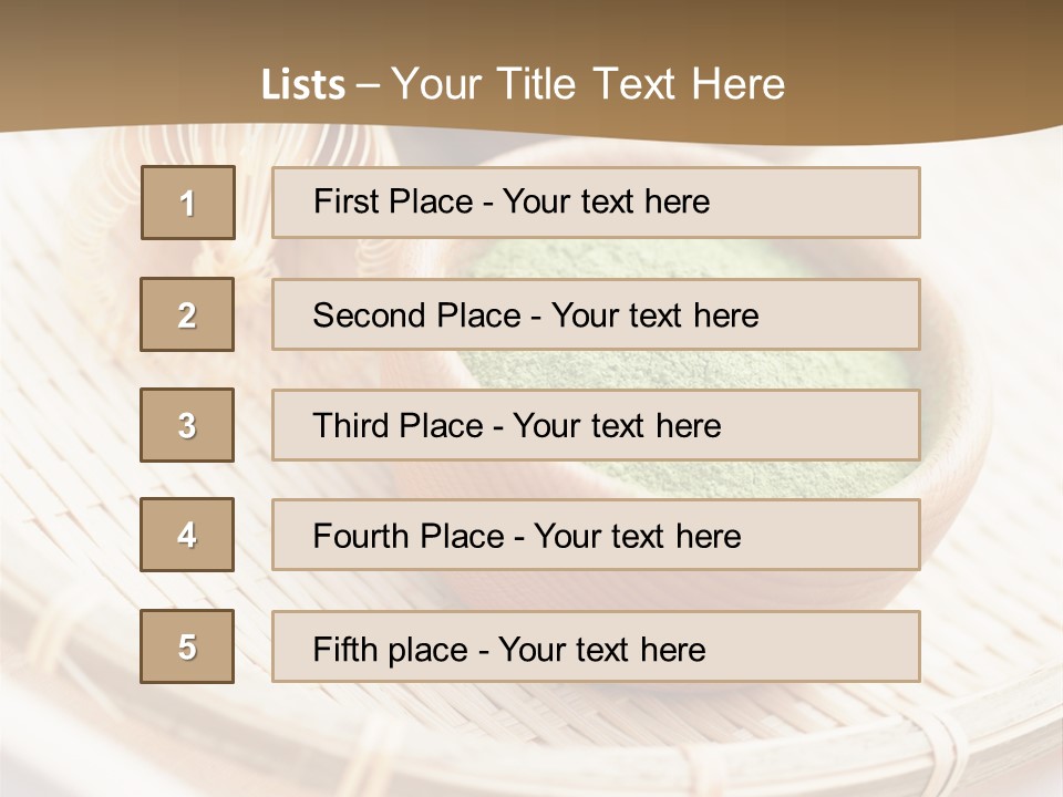 Usucha Koicha Traditional PowerPoint Template