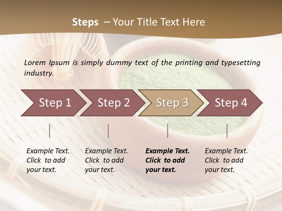 Usucha Koicha Traditional PowerPoint Template