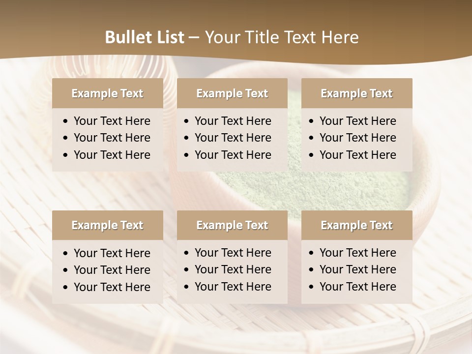 Usucha Koicha Traditional PowerPoint Template