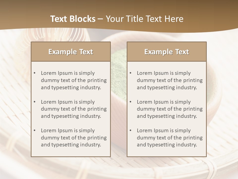 Usucha Koicha Traditional PowerPoint Template