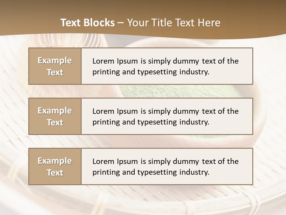 Usucha Koicha Traditional PowerPoint Template