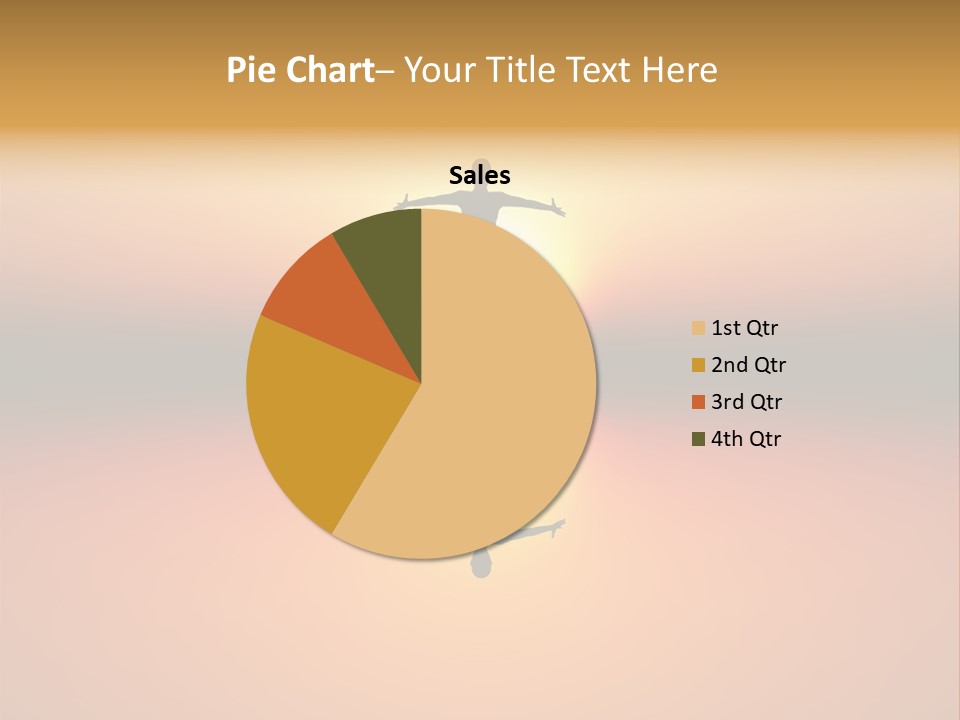 A Person Standing On A Surfboard In Front Of A Sunset PowerPoint Template