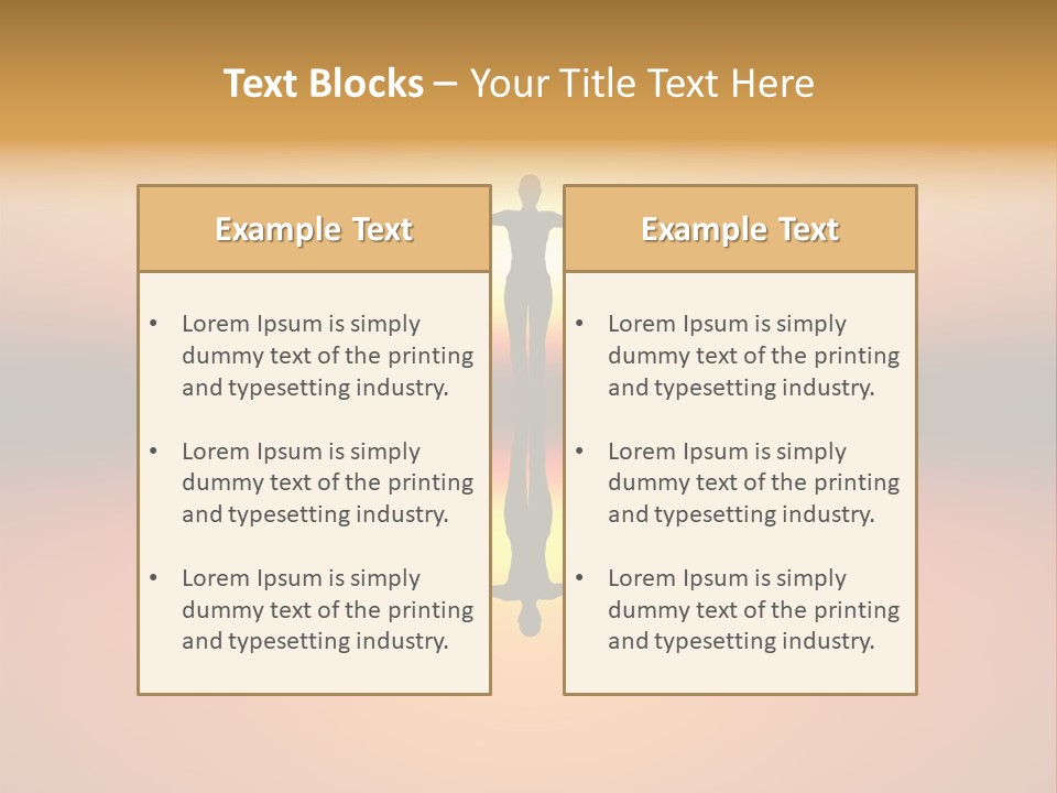 A Person Standing On A Surfboard In Front Of A Sunset PowerPoint Template