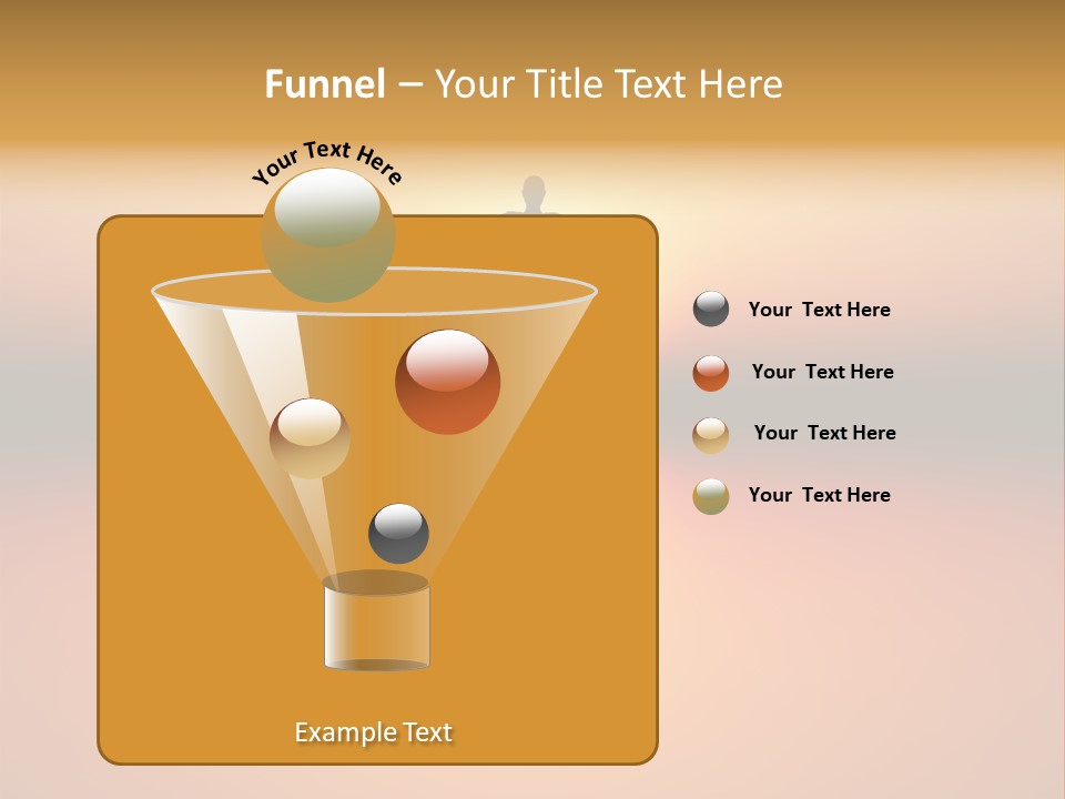 A Person Standing On A Surfboard In Front Of A Sunset PowerPoint Template