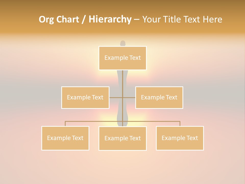 A Person Standing On A Surfboard In Front Of A Sunset PowerPoint Template