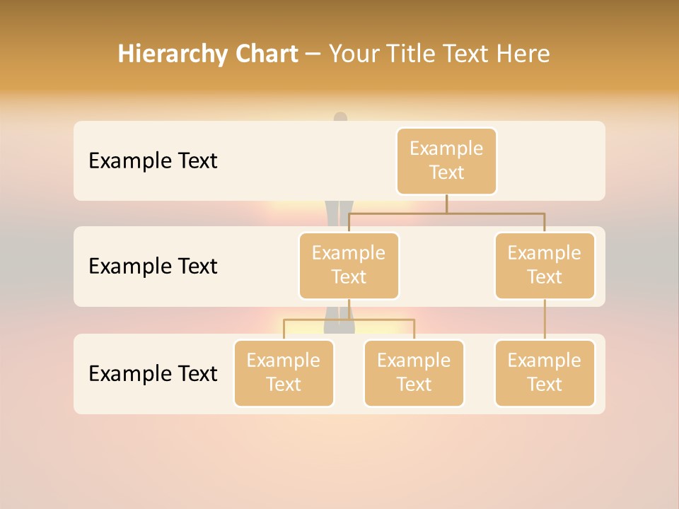A Person Standing On A Surfboard In Front Of A Sunset PowerPoint Template