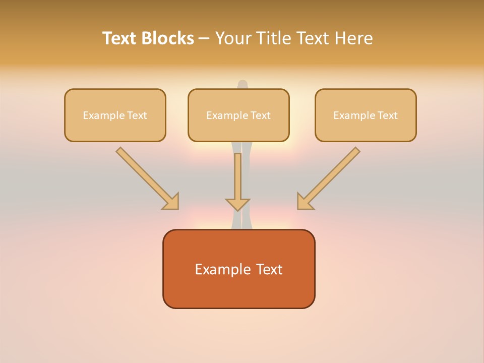 A Person Standing On A Surfboard In Front Of A Sunset PowerPoint Template