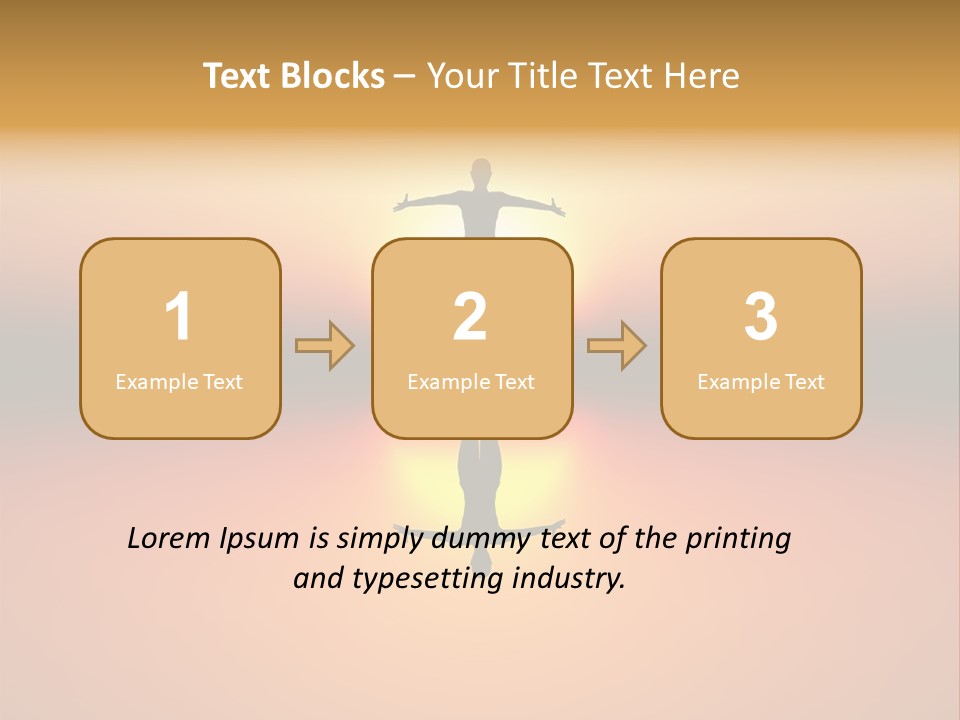 A Person Standing On A Surfboard In Front Of A Sunset PowerPoint Template