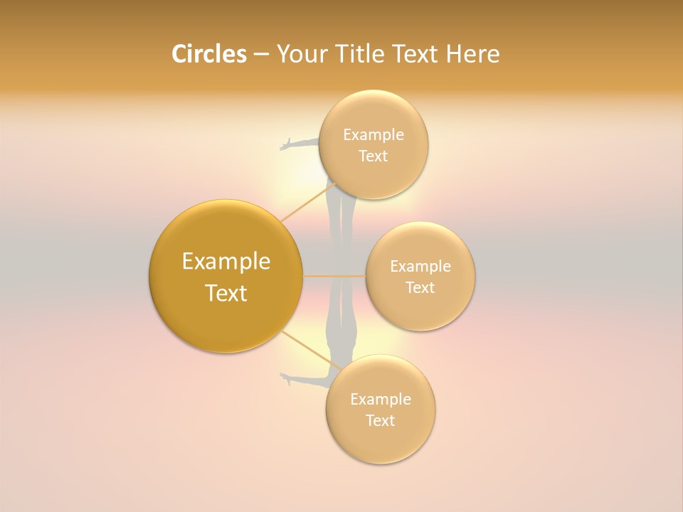 A Person Standing On A Surfboard In Front Of A Sunset PowerPoint Template