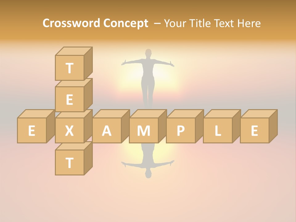 A Person Standing On A Surfboard In Front Of A Sunset PowerPoint Template