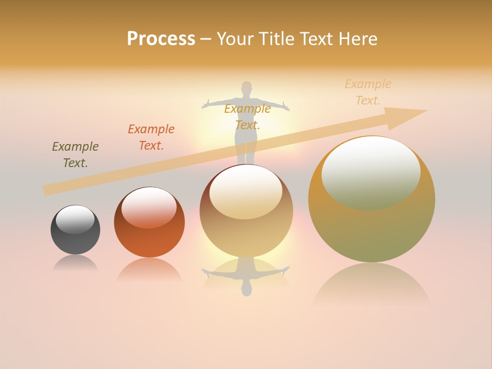 A Person Standing On A Surfboard In Front Of A Sunset PowerPoint Template