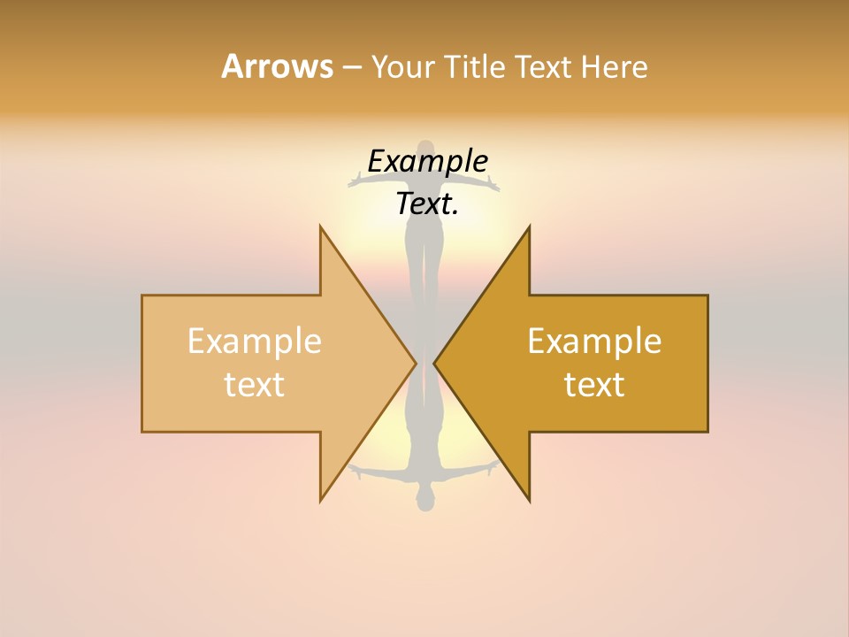 A Person Standing On A Surfboard In Front Of A Sunset PowerPoint Template