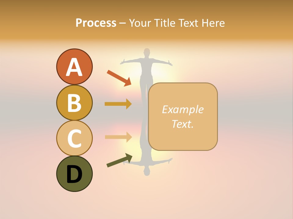 A Person Standing On A Surfboard In Front Of A Sunset PowerPoint Template