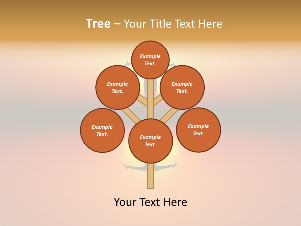 A Person Standing On A Surfboard In Front Of A Sunset PowerPoint Template