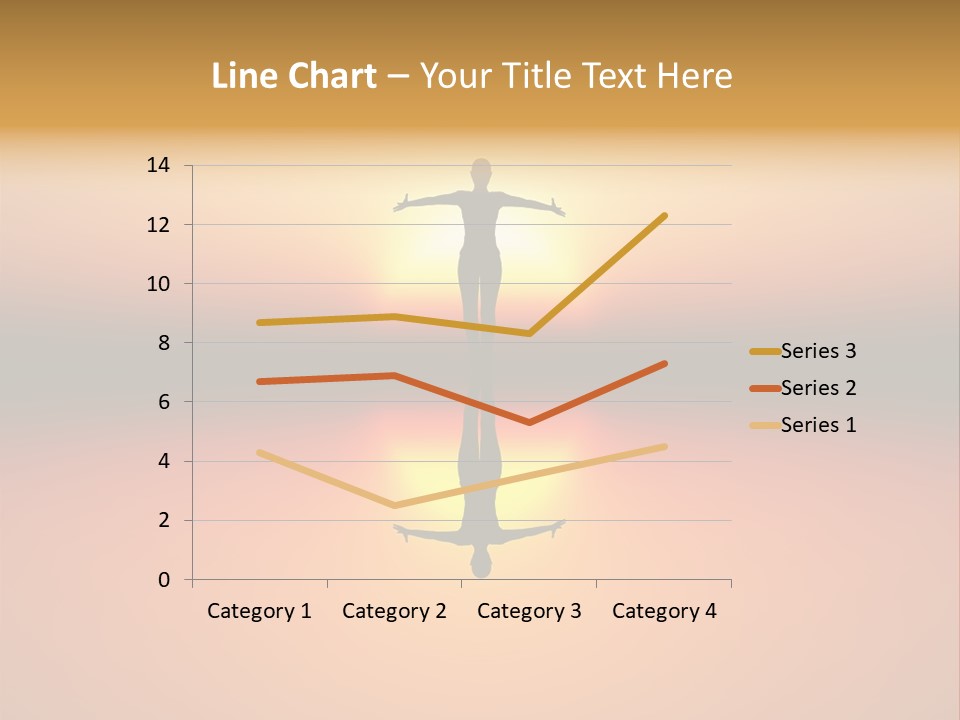 A Person Standing On A Surfboard In Front Of A Sunset PowerPoint Template