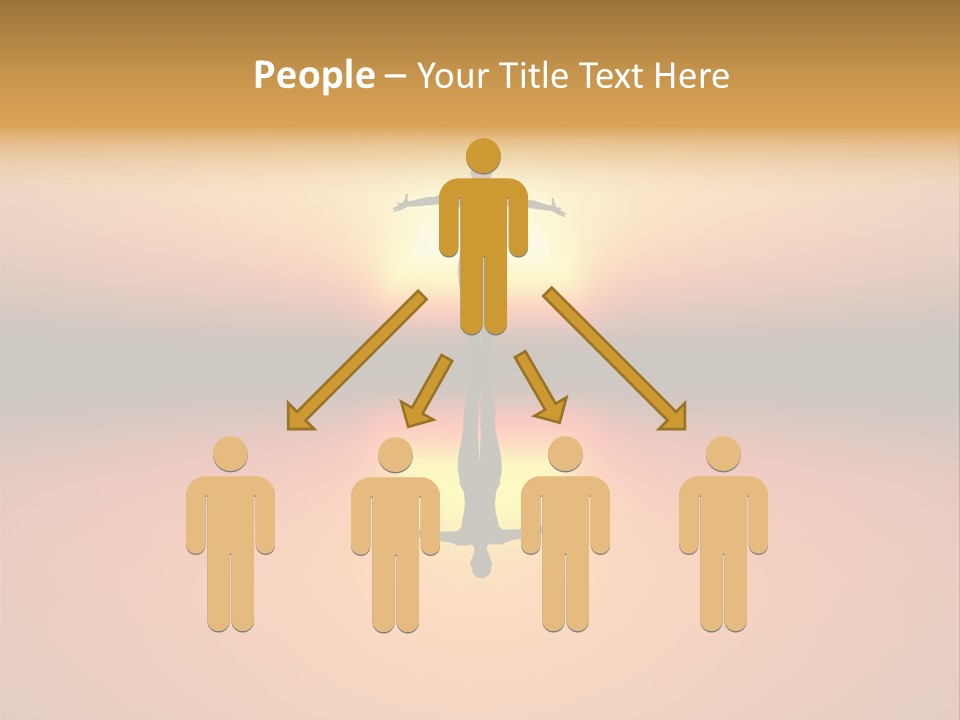 A Person Standing On A Surfboard In Front Of A Sunset PowerPoint Template