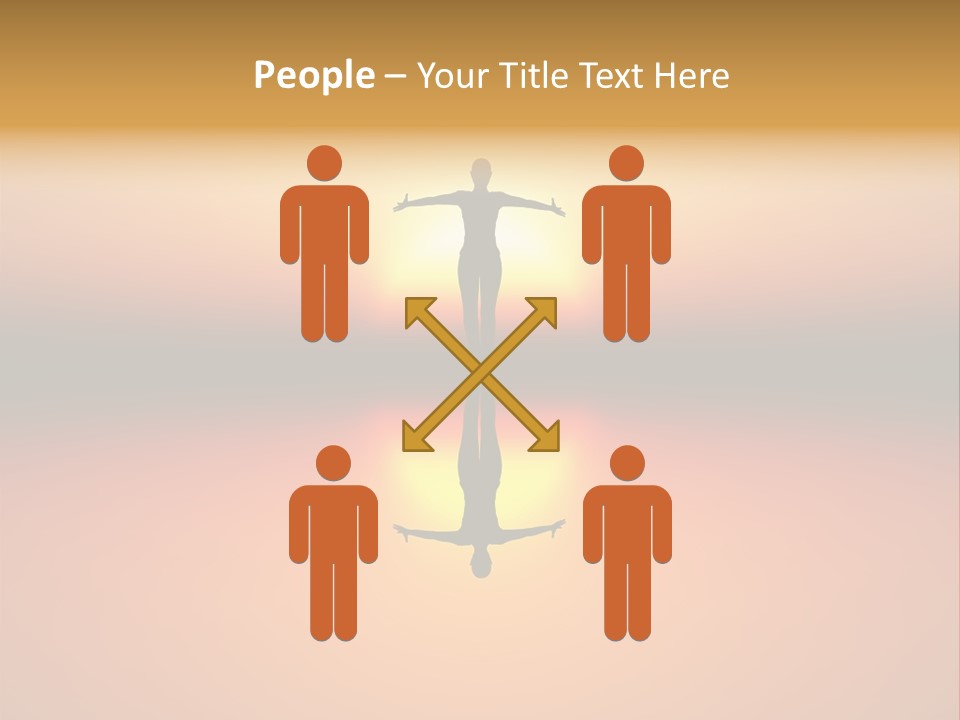 A Person Standing On A Surfboard In Front Of A Sunset PowerPoint Template