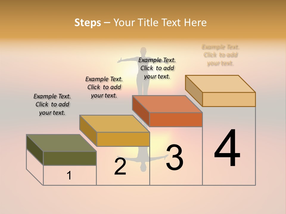 A Person Standing On A Surfboard In Front Of A Sunset PowerPoint Template