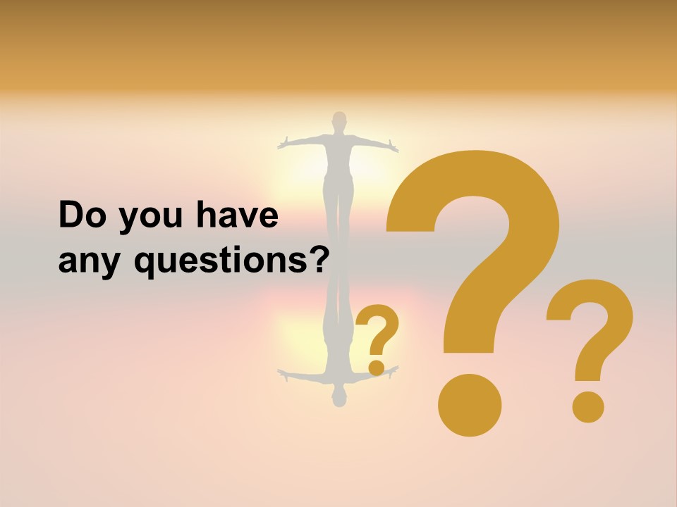 A Person Standing On A Surfboard In Front Of A Sunset PowerPoint Template