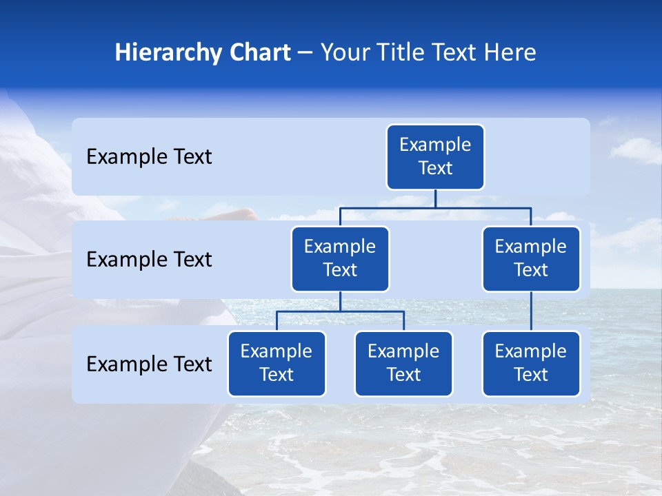 Sunset Meditating Male PowerPoint Template