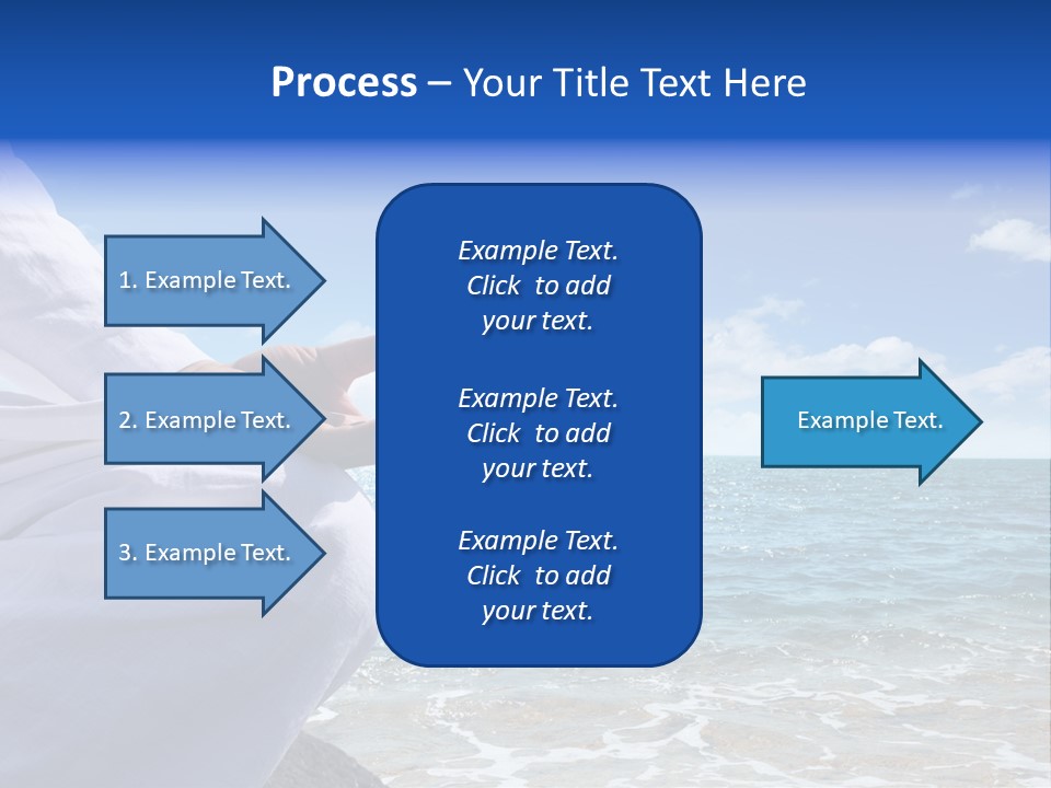Sunset Meditating Male PowerPoint Template
