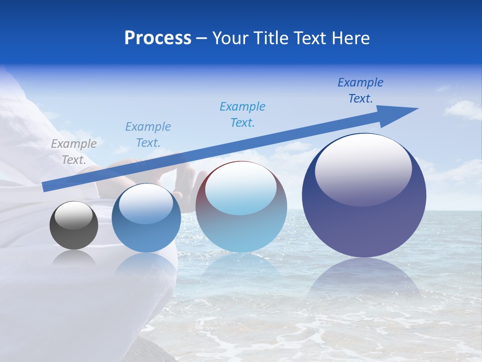 Sunset Meditating Male PowerPoint Template