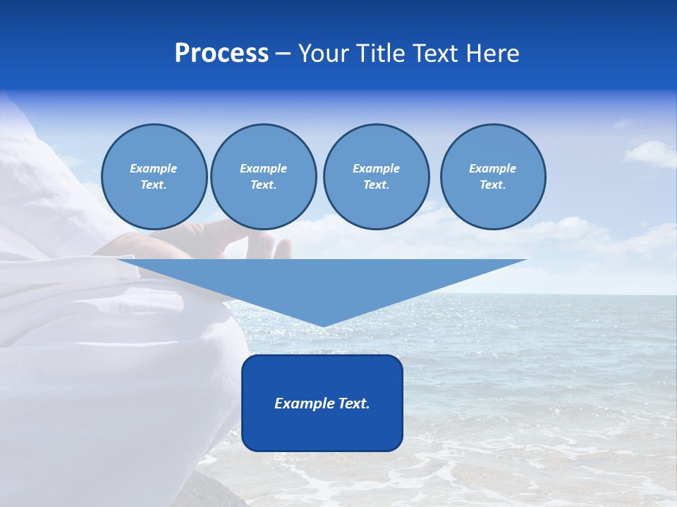 Sunset Meditating Male PowerPoint Template