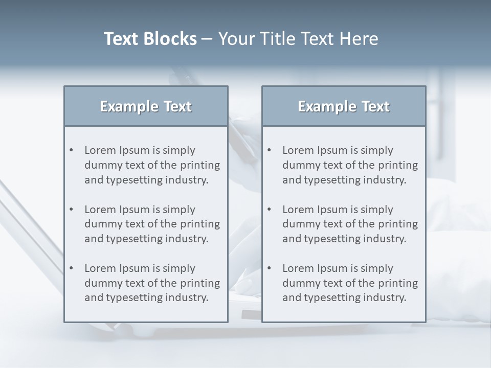 Connection Data Input PowerPoint Template