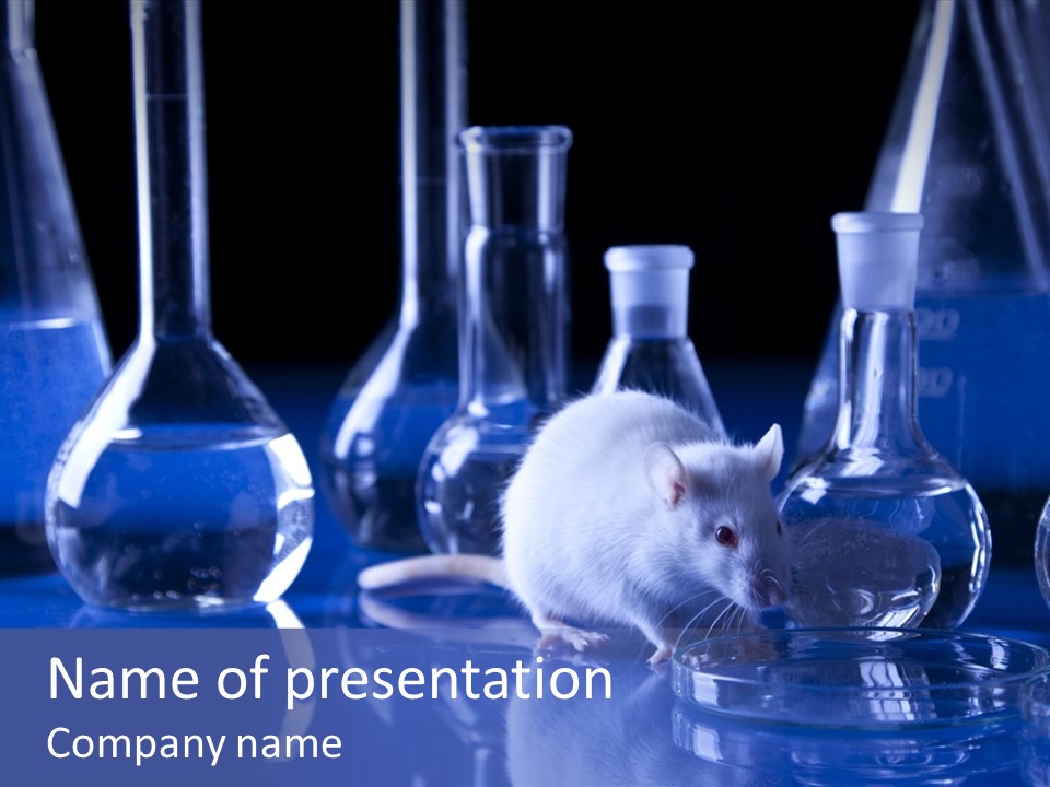 Research Flask Science PowerPoint Template