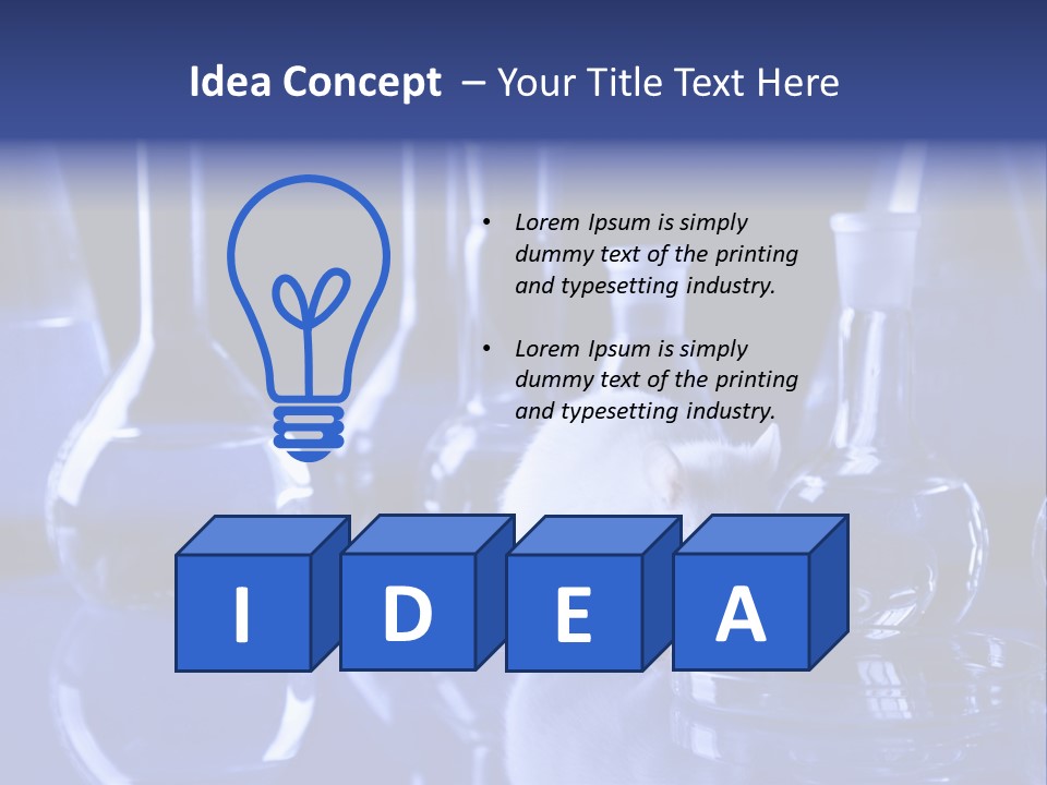 Research Flask Science PowerPoint Template