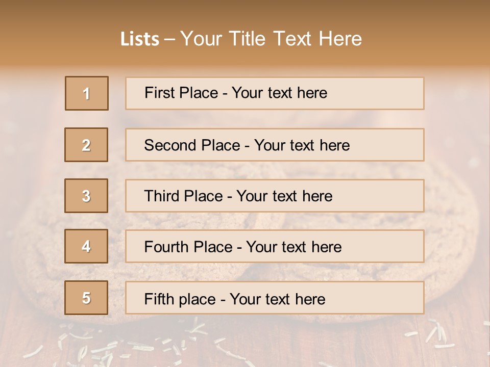 Tasty Treat Nobody PowerPoint Template