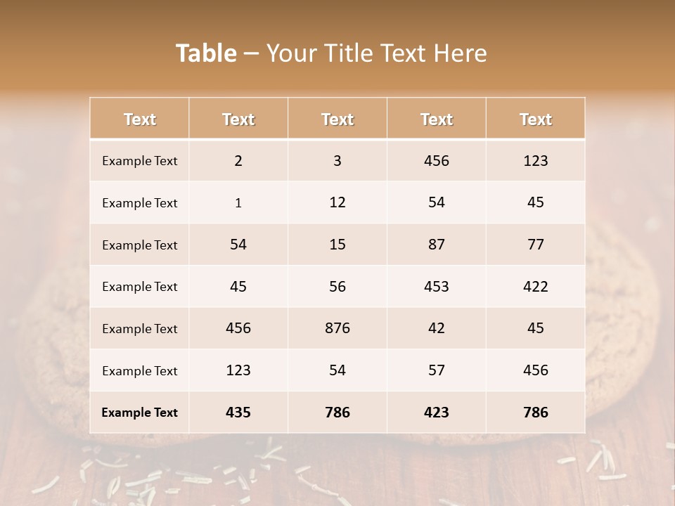 Tasty Treat Nobody PowerPoint Template