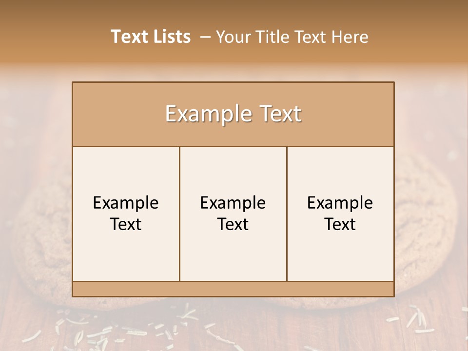 Tasty Treat Nobody PowerPoint Template