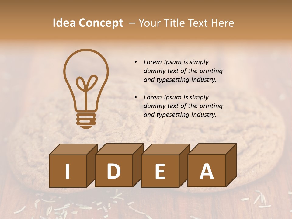 Tasty Treat Nobody PowerPoint Template