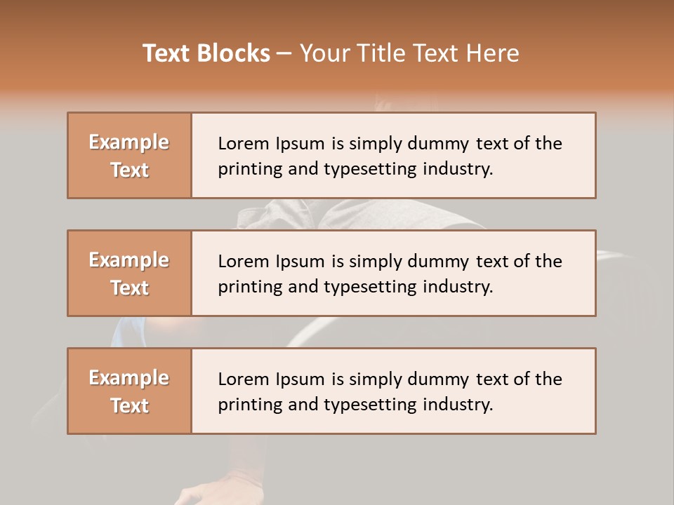 Wineglass Thirst Orange PowerPoint Template