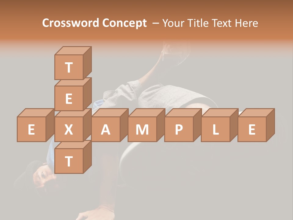 Wineglass Thirst Orange PowerPoint Template