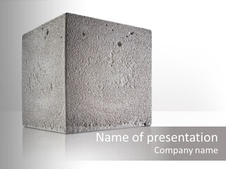 Background Concrete Grey PowerPoint Template