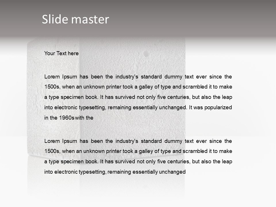 Background Concrete Grey PowerPoint Template