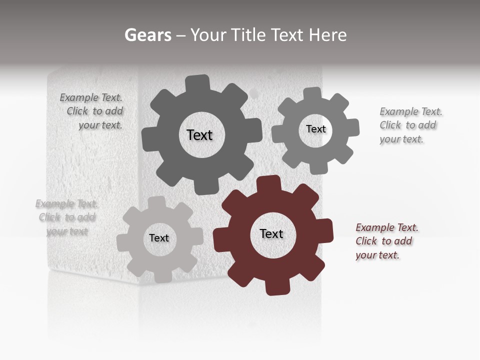 Background Concrete Grey PowerPoint Template