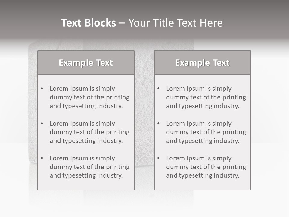 Background Concrete Grey PowerPoint Template