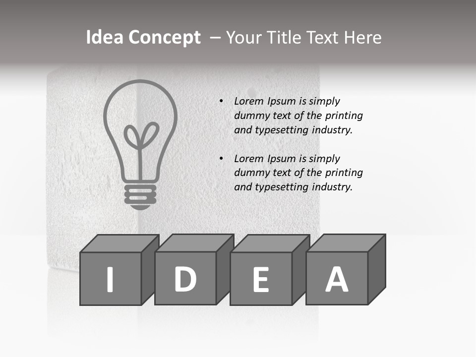 Background Concrete Grey PowerPoint Template