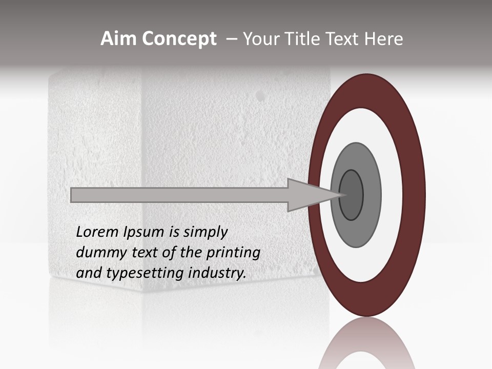 Background Concrete Grey PowerPoint Template