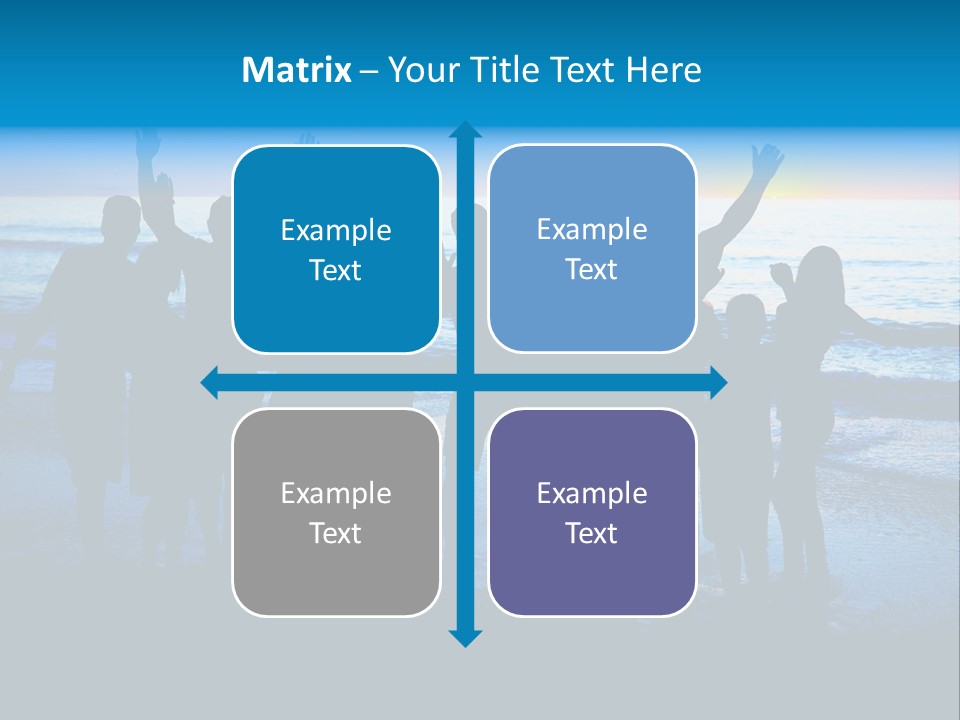 Boy Sea People PowerPoint Template