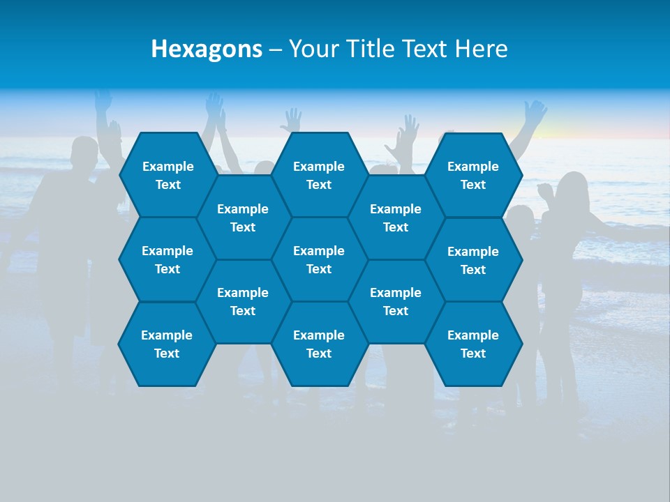 Boy Sea People PowerPoint Template