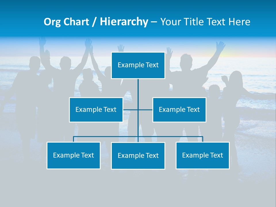 Boy Sea People PowerPoint Template