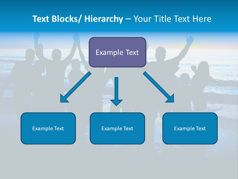 Boy Sea People PowerPoint Template