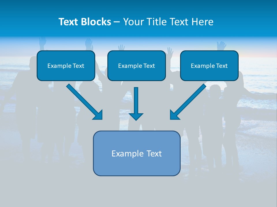 Boy Sea People PowerPoint Template