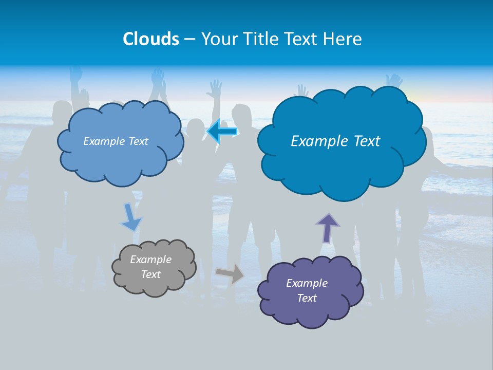 Boy Sea People PowerPoint Template