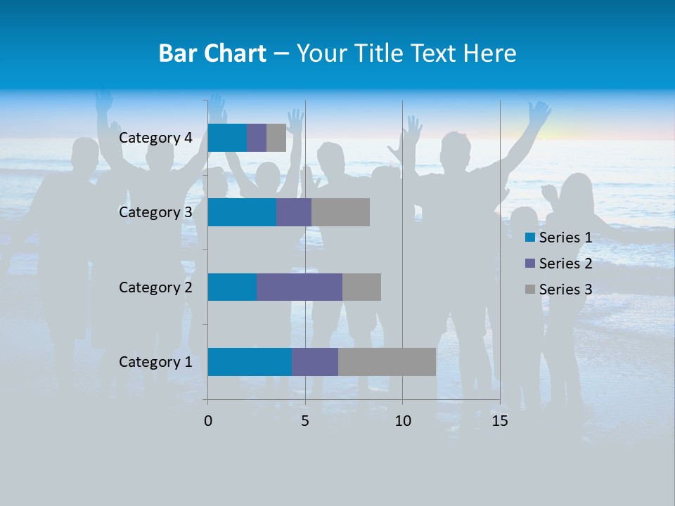 Boy Sea People PowerPoint Template